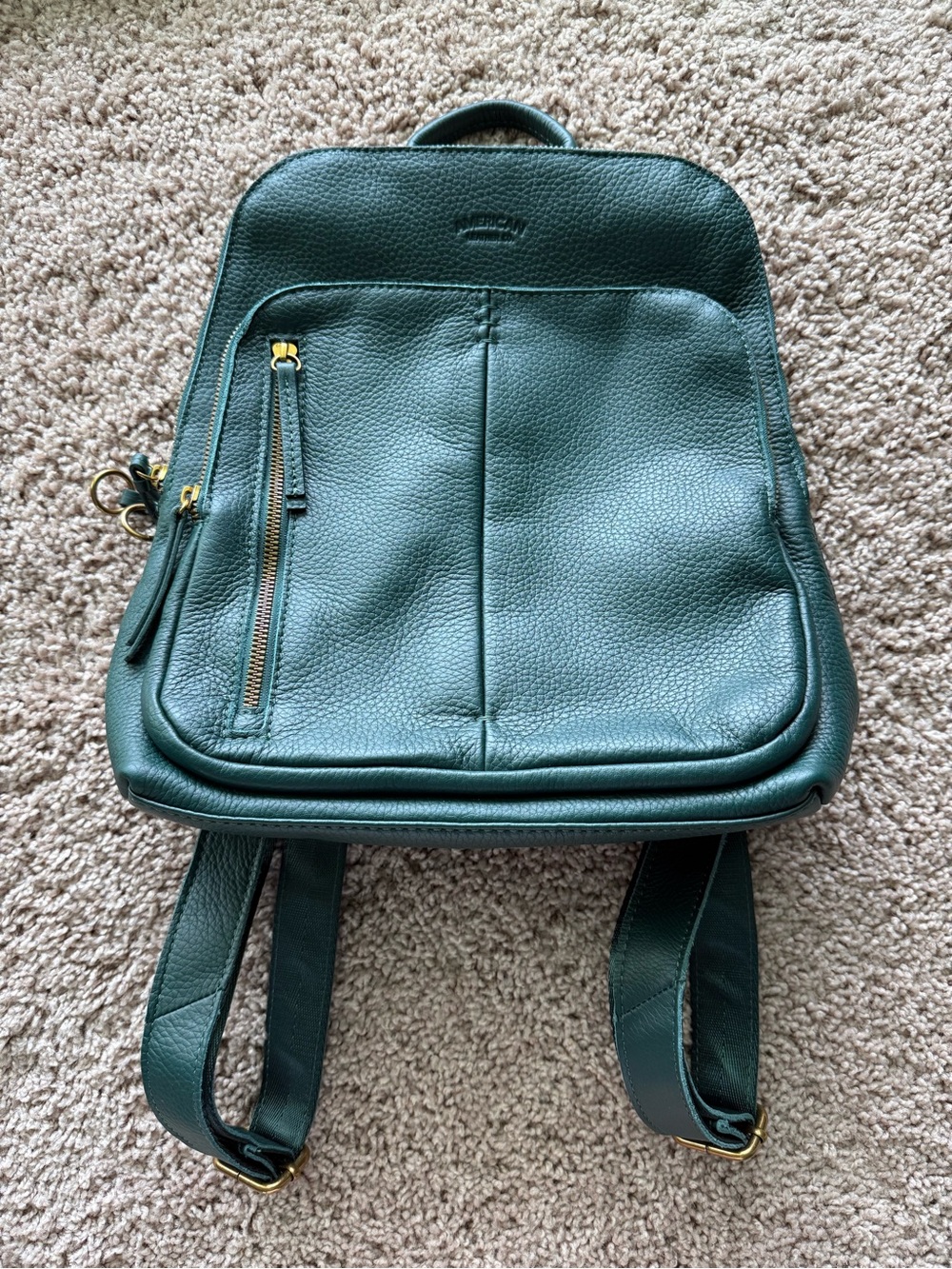 American Leather Co Cleveland Backpack Hunter Green